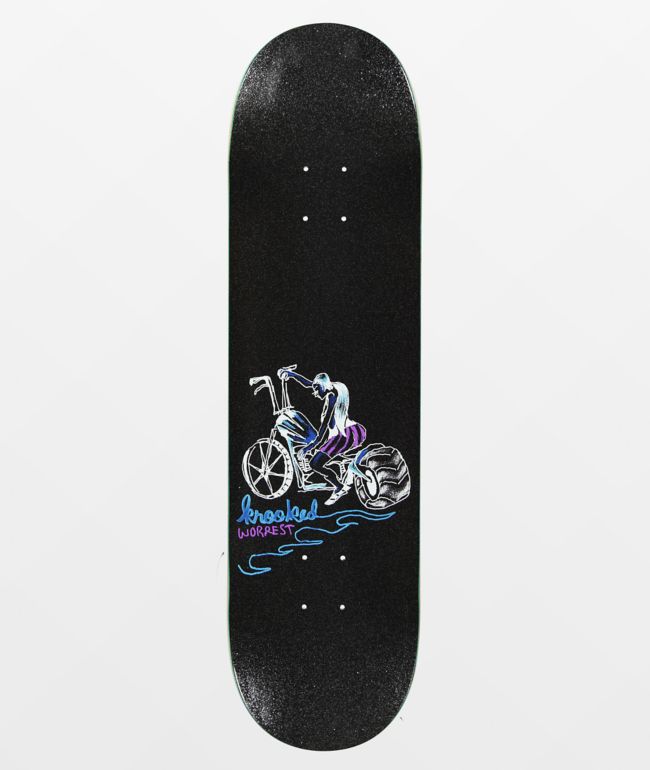 Krooked Worrest Chop Shop Twin 8.38" Skateboard Deck